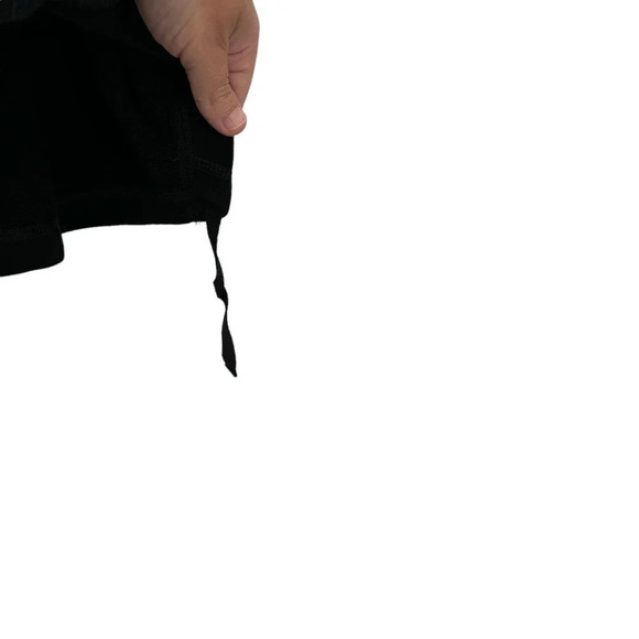 Adeptt Adira Skirt Asymmetric‎ Pencil Drawstring Midi Cotton Black Size Large - Picture 7 of 14